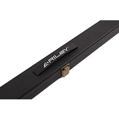 Image de Riley M3426 r Coque Rigide pour Queue de Billard 3/4 avec rallonges Unisexe, Noir, 3 Piece cue
