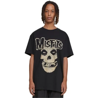 Image de Upscale by Mister Tee X Misfits Oversize Tshirt imprimé, Homme, Taille: Small, Black