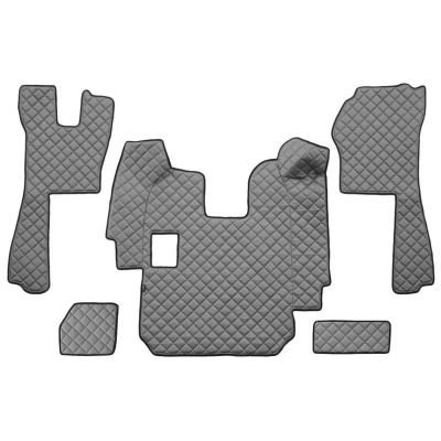Image de F CORE FL11 GRAY Ensemble de tapis sol Similicuir avant 5 gris