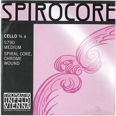 Image de Thomastik corde Violoncelle 3/4 Spirocore La noyau spirale, filé chrome, moyen