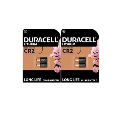 Image de 4 x Duracell CR2 (2 ampoules de 2 batteries) piles
