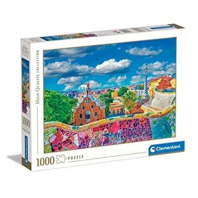 Image de Clementoni Park Güell Barcelone Puzzle de 1000 Pièces Jeu Patience et Réflexion Format Paysage Image Net 70 x 50 Cm À Partir 10 Ans