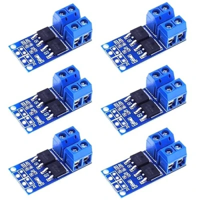 Image de iHaospace 6 pièces 15 A 400 W Dual High Power Mosfet Trigger Switch Drive Module de commande PWM DC 5 V 36 (30 max) pour Arduino