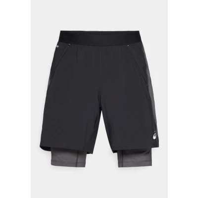 Image de ASICS Shorts de course 2 en 1 7 pouces T. S Noir Homme Confortables et fonctionnels pour la