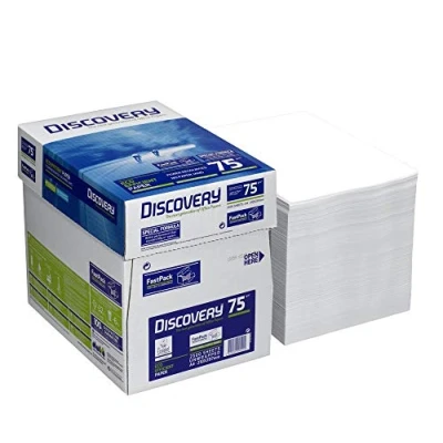 Image de Discovery 834270 A75S Papier sans bois Blanc Format A4 75 g/m² 2500 feuilles