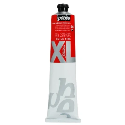 Image de Pébéo Huile Fine XL 200 ml Peinture à l’Huile Rouge Cadmium Foncé Imitation