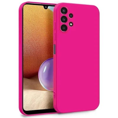 Image de MyGadget Coque pour Samsung Galaxy A32 5G Case Protection Rigide Anti Choc avec Doublure Microfibre Rouge Magenta