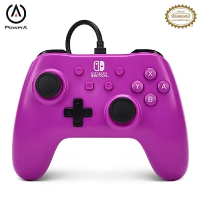 Image de Manette filaire PowerA pour Nintendo Switch Grape Purple
