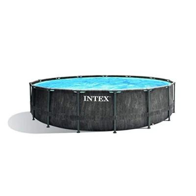 Image de 15 ft x 48 in Greywood Prism Frame Premium Pool Set