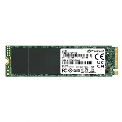 Image de Transcend MTE110S 2 TB NVMe PCIe Gen3 x4 M.2 2280 Internal Solid State Drive (SSD) 3D TLC NAND TS2TMTE110S