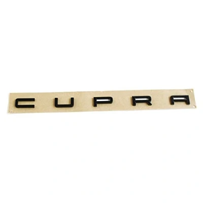 Image de Seat Leon (5F) Cupra Logo arrière pour hayon Tuning emblème Noir brillant