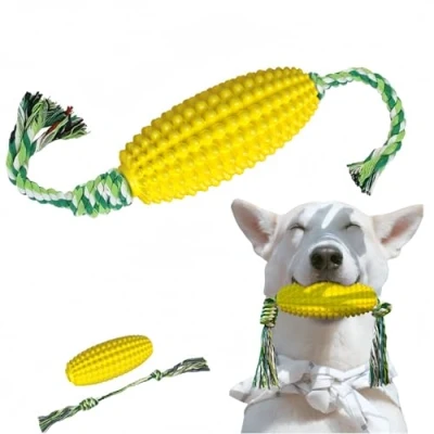 Image de Jouet Chien Indestructible,Jouet Chien,Jouet Interactif Occupation Jeu Intelligence Os a Macher pour Nettoyage des Dents en Caoutchouc Petits.