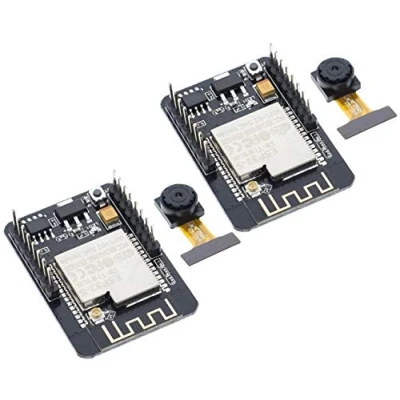 Image de TECNOIOT 2pcs Camera Module ESP32 CAM Bluetooth WiFi Board Development OV2640 (Camera Included)