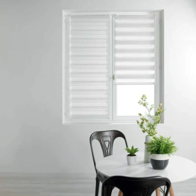 Image de douceur d&#039;interieur Store Enrouleur Jour ET Nuit, Daynight Blanc, 60 x 180 cm