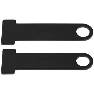 Image de Verrouillage de l&#039;anneau en D, Akozon Sangle casque Moto acier inoxydable universelle(noir)