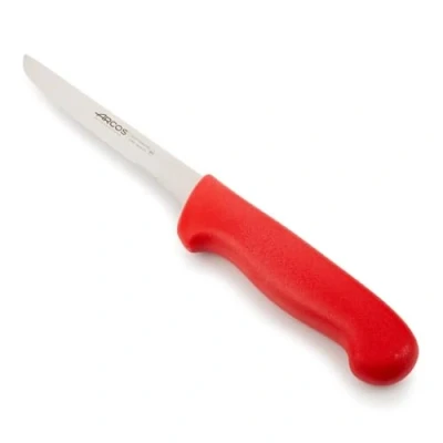 Image de Arcos Séries 2900 Couteau à Désosser Lame Acier Inoxydable Nitrum 140 mm Manche Polypropylène Couleur Rouge