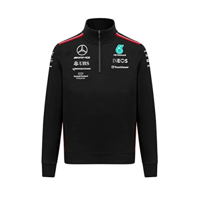 Image de Mercedes AMG Petronas Formula One Team Haut d&#039;équipe 1/4 zippé 2023 Noir Taille: S
