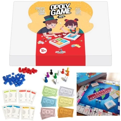 Image de Créez Vos Propres Jeux De Société (Blanc Opoly Jeu Société)