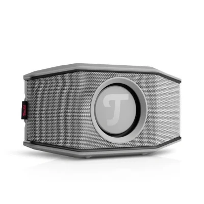 Image de Teufel ROCKSTER GO 2 Enceinte Bluetooth Portable pour l&#039;extérieur, étanche IP67, avec Longue durée de Vie la Batterie (28 h), Wireless Streaming, Carte Son USB Gris