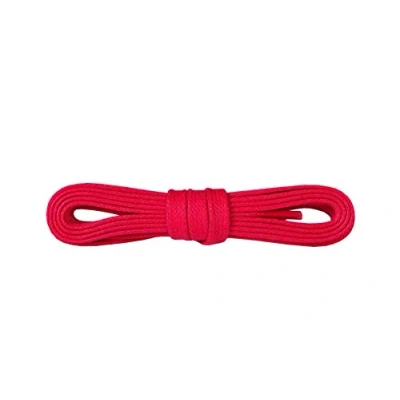 Image de Kaps Lacets Colorés pour Chaussures, Plats et Cirés, 100% Coton de Qualité, 5 mm Large, Fabriqués en Europe (120 cm 47 pouce 6 8 paires d&#039;œillets / 31 Rouge)