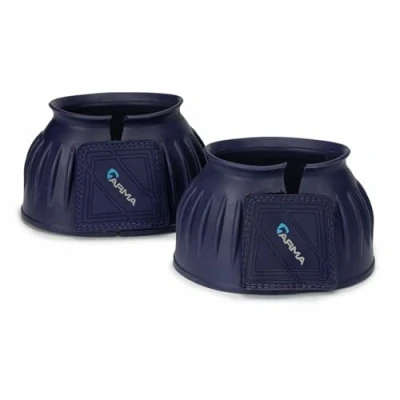 Image de Shires ARMA Cloches avec bordure en polaire (bleu marine, poney)