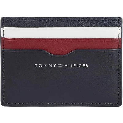 Image de Tommy Hilfiger Central Smooth Holder Unisex Portefeuille, Taille: One Size, Space blue