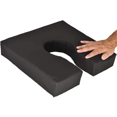 Image de OrtoPrime Coussin Anti Escarres Mousse Anatomique Fer à Cheval Confort Fauteuil Roulant Bureau Et Siège Coccyx Prévention Coussins pour