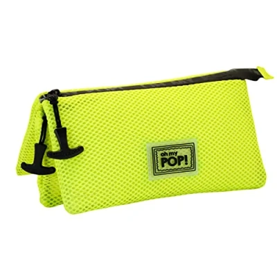 Image de Oh My Pop! Yellow Neon Trousse Triple Mesh, Jaune