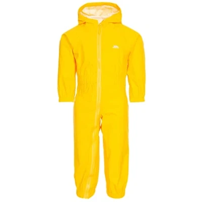 Image de Trespass Combinaison de pluie imperméable à capuche unisexe pour enfants, jaune soleil