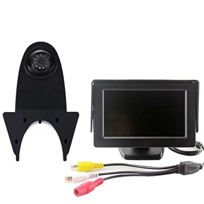 Image de Transporter Van Caméra de Stationnement + 4.3 Pouces TFT LCD Moniteur Voiture,HD Vision Nocturne IR Auto Lampe Frein Recul pour Citroen Berlingo Jumper Jumpy Nemo Dacia Opel