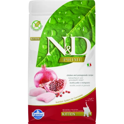 Image de N&amp;D Prime Chaton Poulet Sac/1,5kg Aliment FARMINA