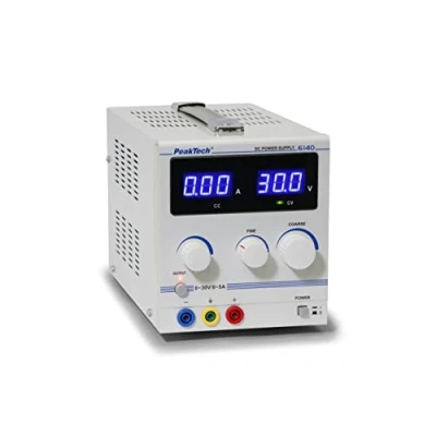 Image de Peak Tech 1 canal Linear Appareil de geregeltes DC Alimentation laboratoire 030 V/05 A avec transformateur sécurité, pièce, P 6140