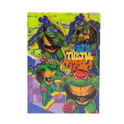 Image de Giochi Preziosi Tortues Ninja agenda scolaire 2024/2025 Ninja, couverture thème Turtles, rigide 10 mois non daté, intérieur à carreaux et signet, élémentaire moyen 24/25