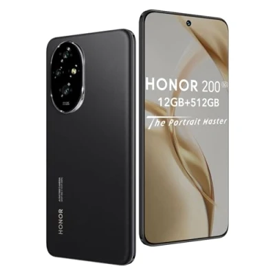 Image de HONOR 200 Smartphone 5G Mémoire ROM 512Go,Batterie 5200mAh,Snapdragon 7s Gen 3,Triple Caméra 50 MP,Écran 6.7&#039;&#039;,Double SIM, NFC,MagicOS 8.0/Android 14 Noir