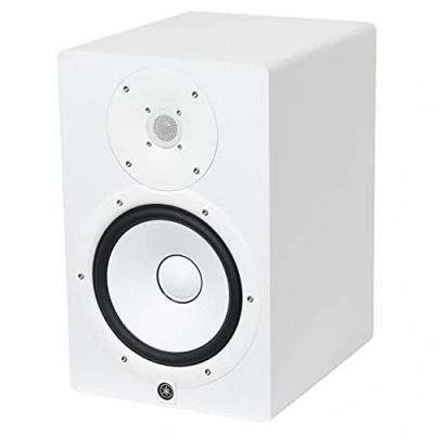 Image de Yamaha HS8 Enceinte de monitoring studio amplifiée mixage pour DJ, musiciens et producteurs Blanche