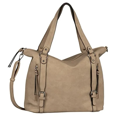 Image de TOM Tailor CAIA 35 CM Cabas, Femme, Taille: One Size, Taupe