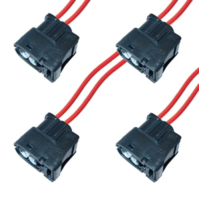 Image de Connecteur de bobine d&#039;allumage 1JZ 2JZ 1UZ 4AG 3SG RX7 (4 x FEMALE) avec câble 7283822630, 7283 8226 30, 90980 11246 voiture fcc injection