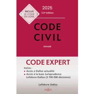 Image de Code Dalloz Expert. civil 2025. 22e éd.
