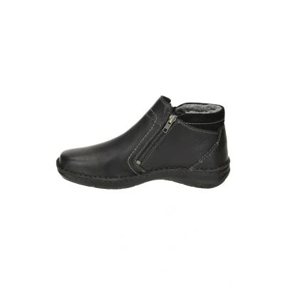 Image de Josef Seibel Bottines pour homme New Anvers 04, largeur K (extra large), semelle intérieure amovible, Noir , 43 EU X Large