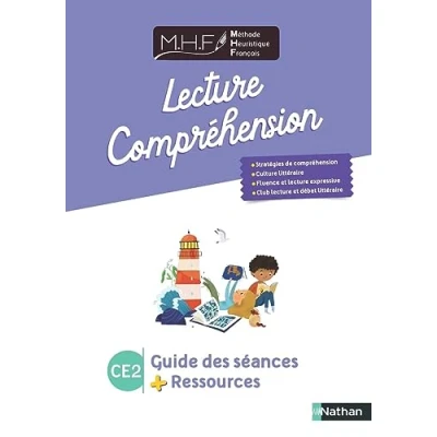 Image de MHF Lecture compréhension CE2 Guide des séances + ressources (Pochette)