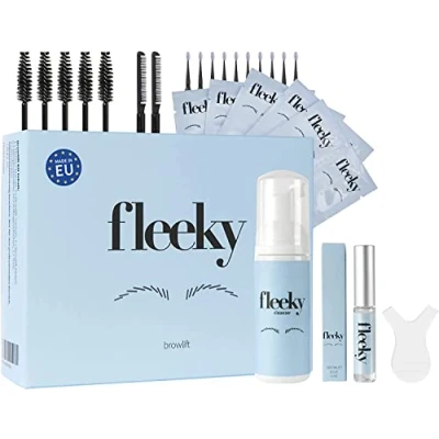 Image de fleeky sourcils lifting set DIY Brow Kit pour brows on fleek, lamination des sourcils, parfait une soirée entre filles, la fête mères, un cadeau d&#039;anniversaire amie (Maxi)