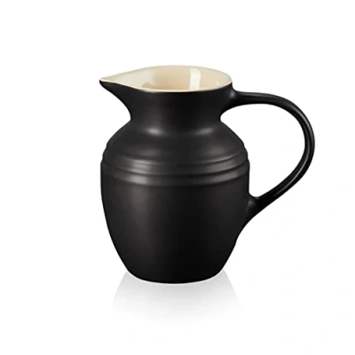 Image de Le Creuset Carafe à petit déjeuner en grès, 600 ml, 550 g, Noir Mat, 80903060000005