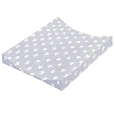Image de Julius Zöllner Matelas à langer 2 coins 50 x 65 cm, standard 100 by Oeko Tex, gris étoiles