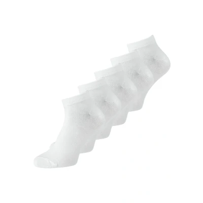 Image de Jack &amp; Jones Jacbasic Short SOCK 5 PACK Chaussettes, Homme, Taille: One Size, White