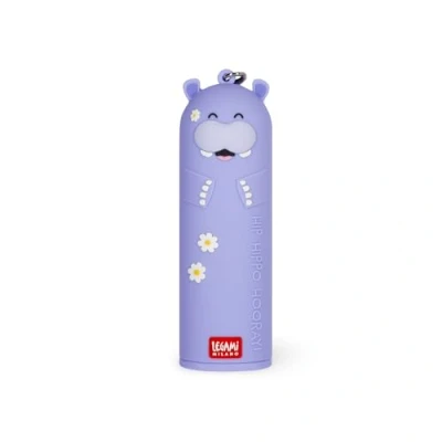 Image de Legami Chargeur Portable My Super Power, Recharge 2 appareils simultanément, câble USB Type C Inclus, Banque d&#039;alimentation Portable, diamètre 3,5 cm, Hauteur 11,60 Hippo