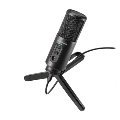 Image de Audio Technica 2500x USB Microphone Pour Streaming/podcasting/Enregistrement Noir