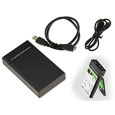 Image de Boitier Baie USB 3.0 pour 2 disques SATA 2.5&quot; Raid Materiel 0 1 0+1 USB3 5G