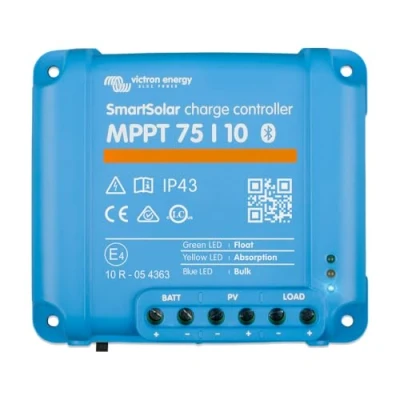 Image de Victron Energy SmartSolar MPPT 75V 10 amp 12/24 Volt Contrôleur de Charge Solaire (Bluetooth)