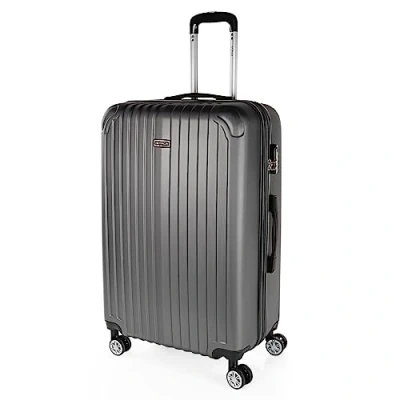 Image de ITACA Valise Grande Taille 23Kg Rigide Spacieuse XL pour Soute Avion Ultra Résistante Extensible avec Cadenas À Combinaison Idéale Voyages Longs Et Moyens Séjours, Anthracite