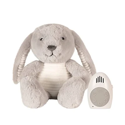 Image de Flow Amsterdam, Peluche Battement de Coeur, Bruit Blanc Bébé Milo Le Lapin Gris Musicale d&#039;Endormissement Minuterie